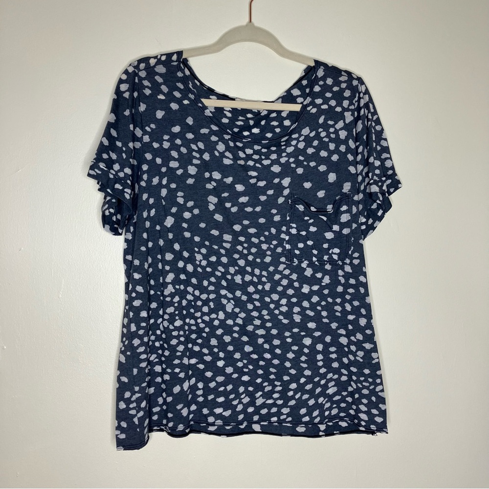 Sam & Lavi Ethan Spotted tee in Blue L